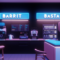 深夜１時から客を待つコーヒーサイボーグをバイトにできるカフェ経営ゲーム【Barista Simulator】