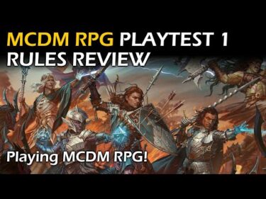 MCDM RPG Playtest 1 Rules Review