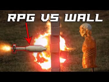 Can a Wall Protect You From a RPG?? – Ballistic High-Speed